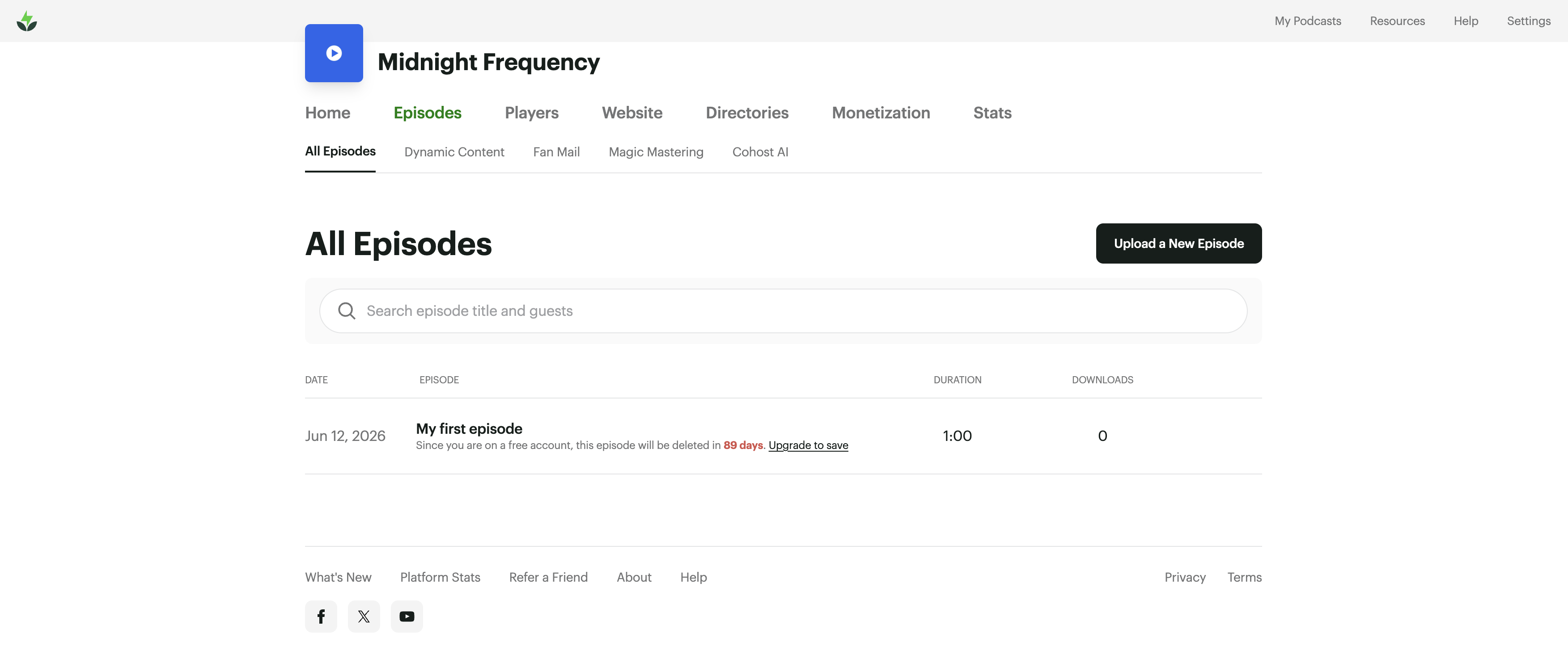 Managing episodes with Cohost AI and Magic Mastering